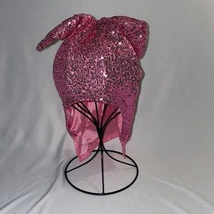 Glitter Party Cosplay Pink Sequined Hat